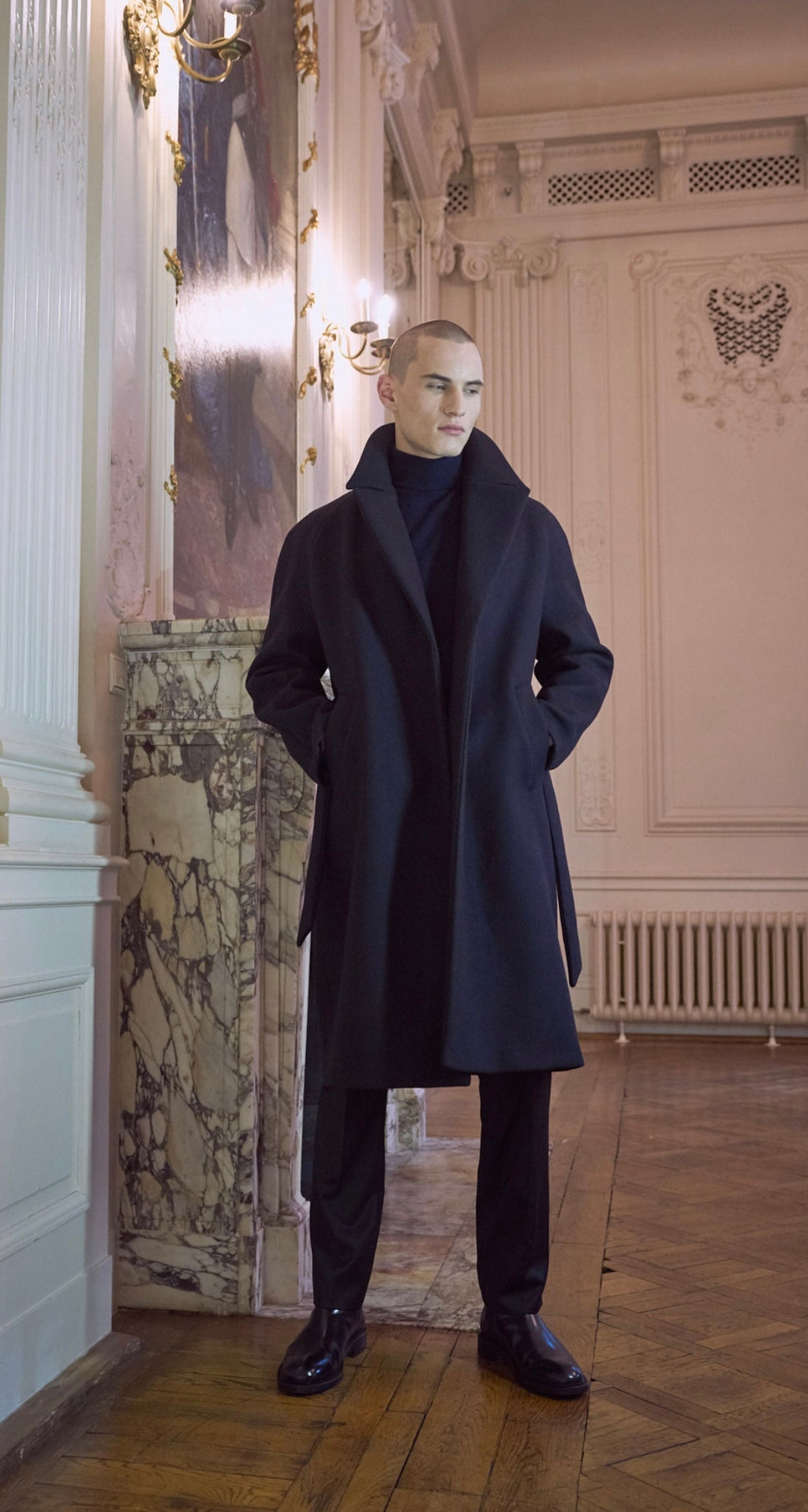 Berlin Coat Deep Blue