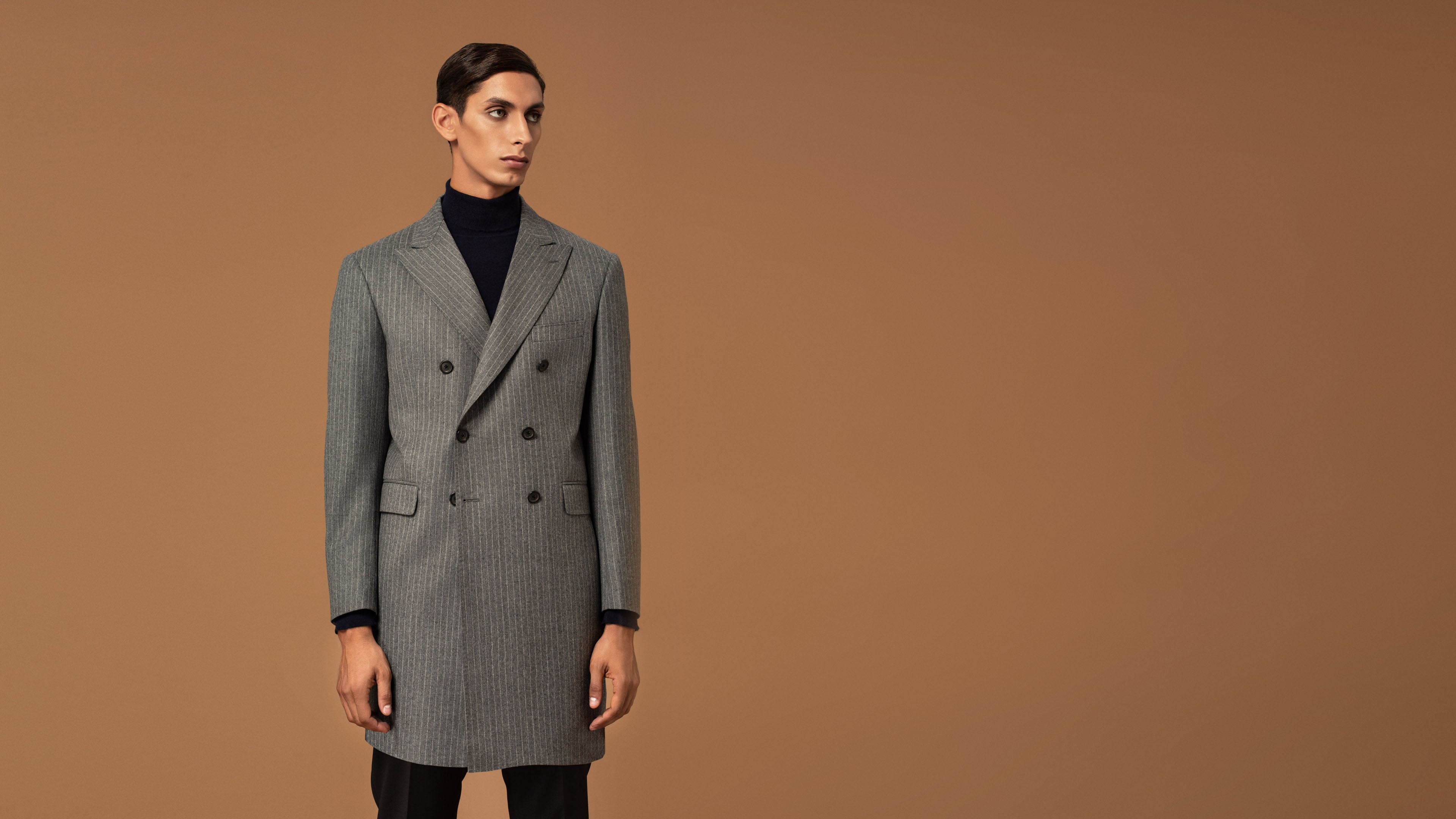 Blazer Coat Berlin II Chalk Stripe Grey