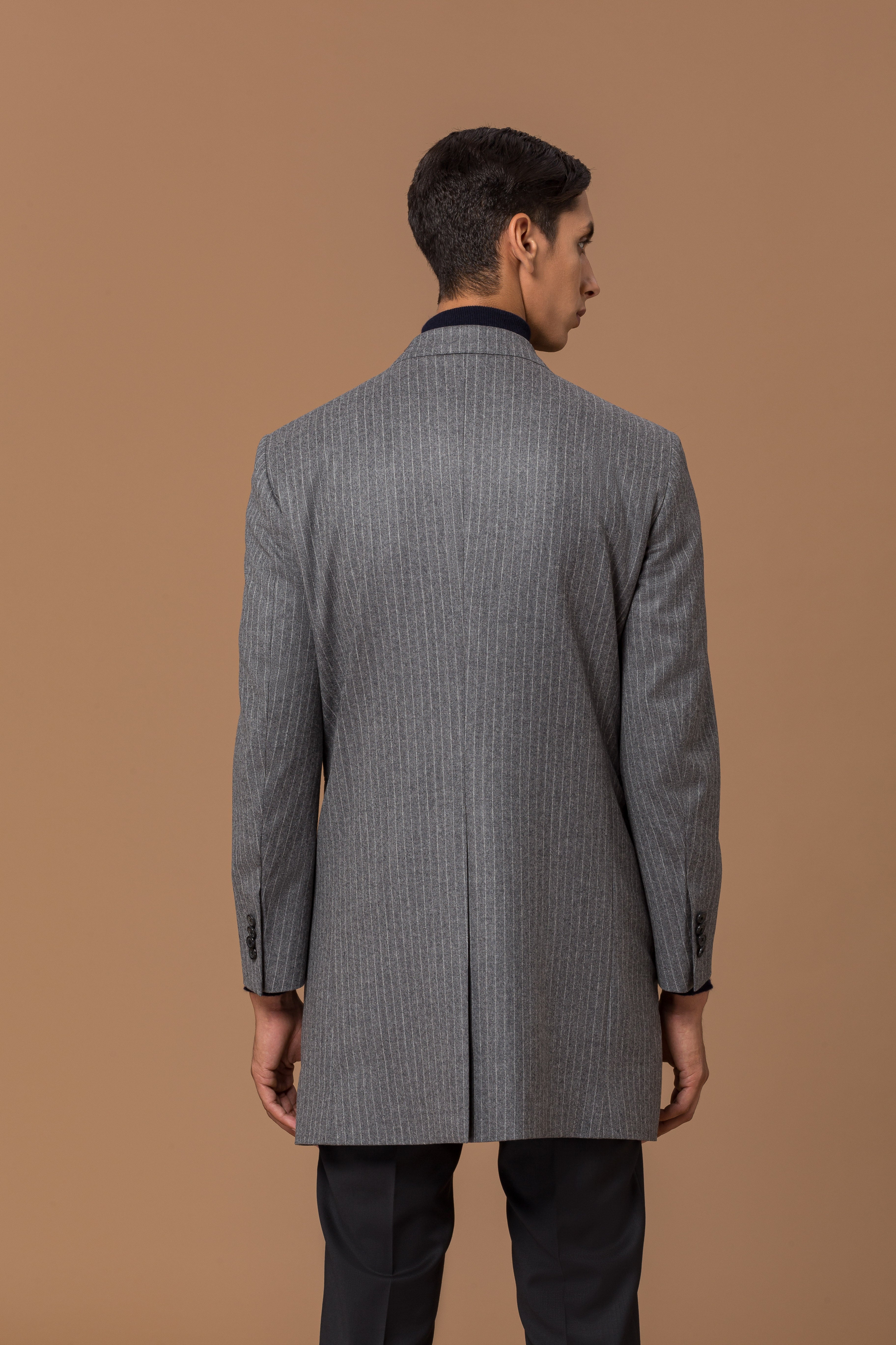 Blazer Coat Berlin II Chalk Stripe Grey