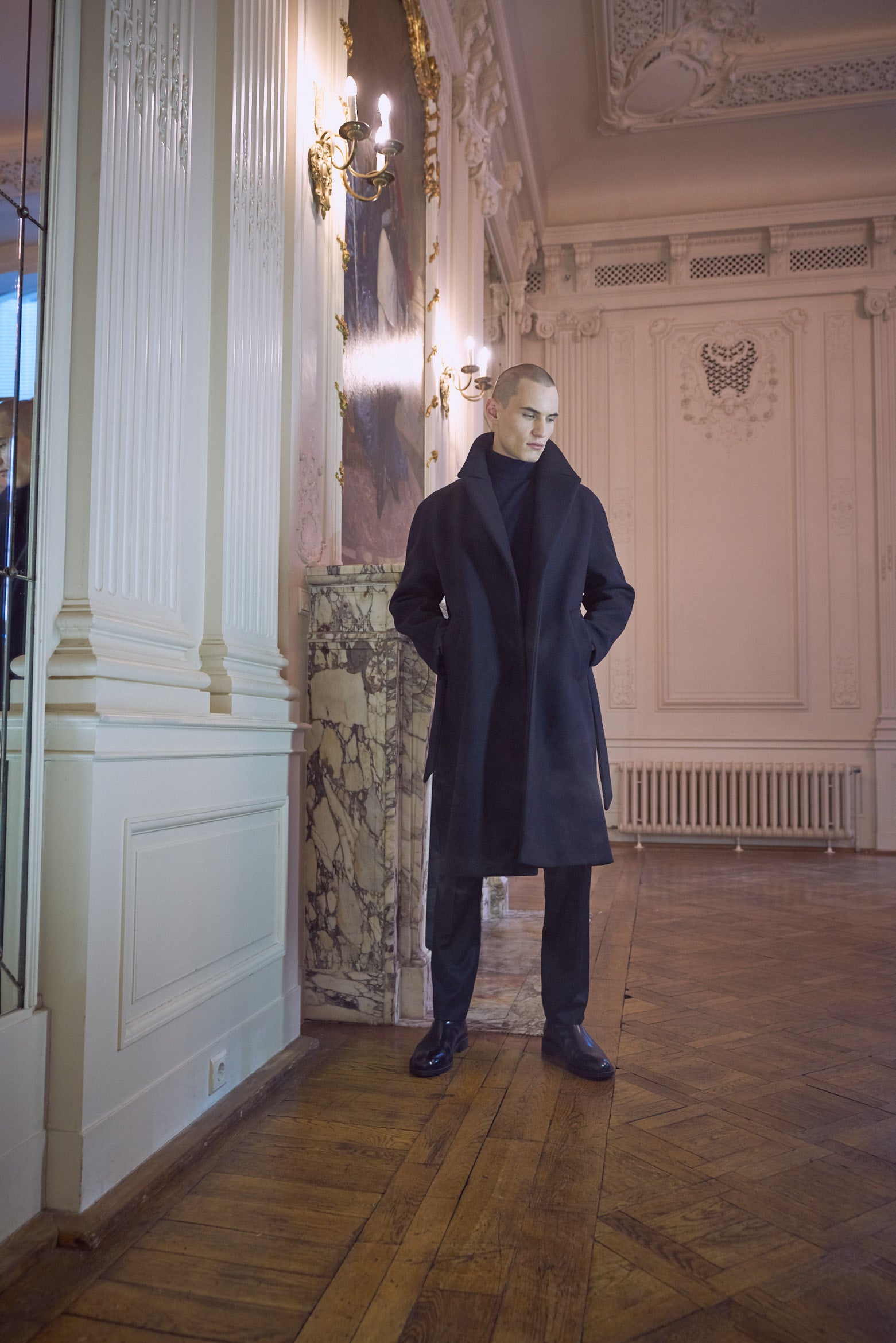 Berlin Coat Deep Blue