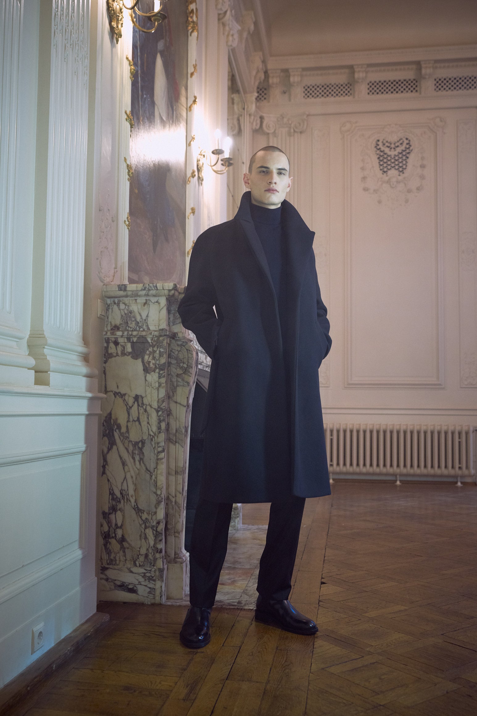 Berlin Coat Deep Blue