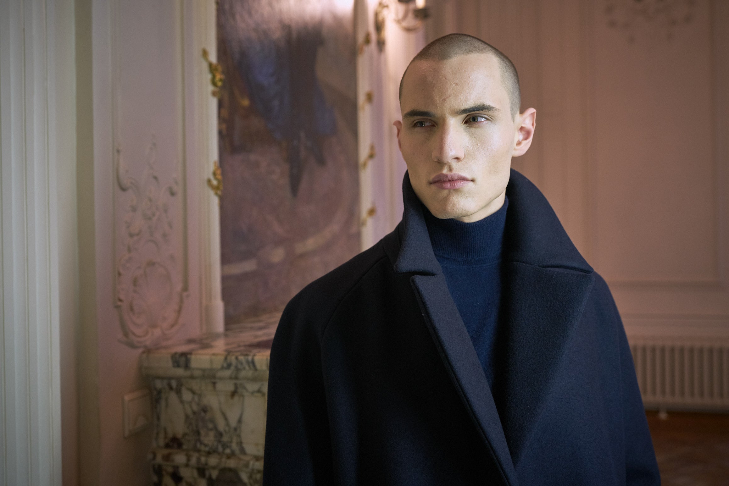 Berlin Coat Deep Blue