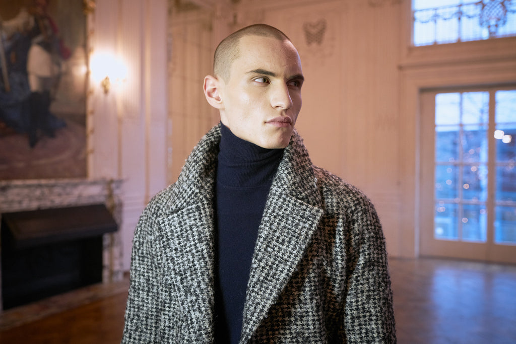 Berlin Coat Houndstooth