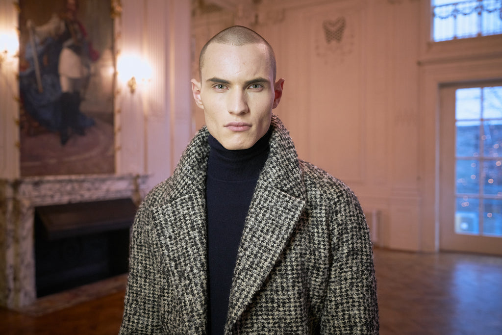 Berlin Coat Houndstooth