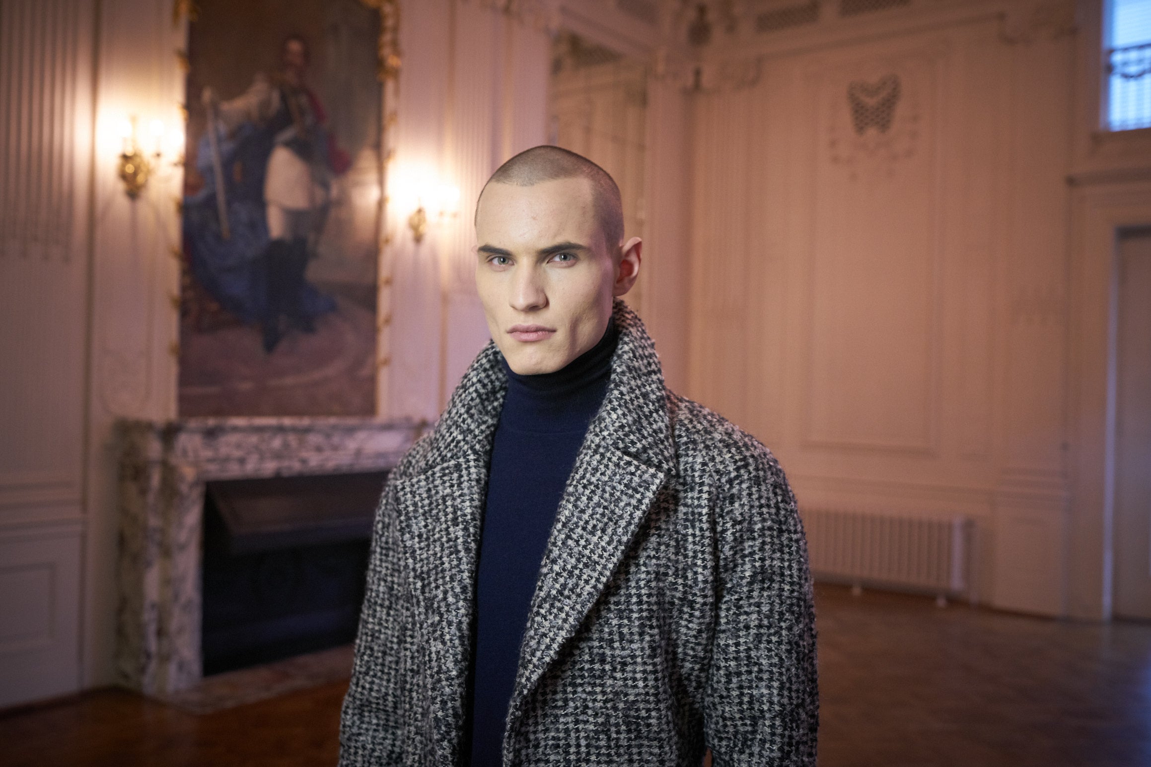 Berlin Coat Houndstooth