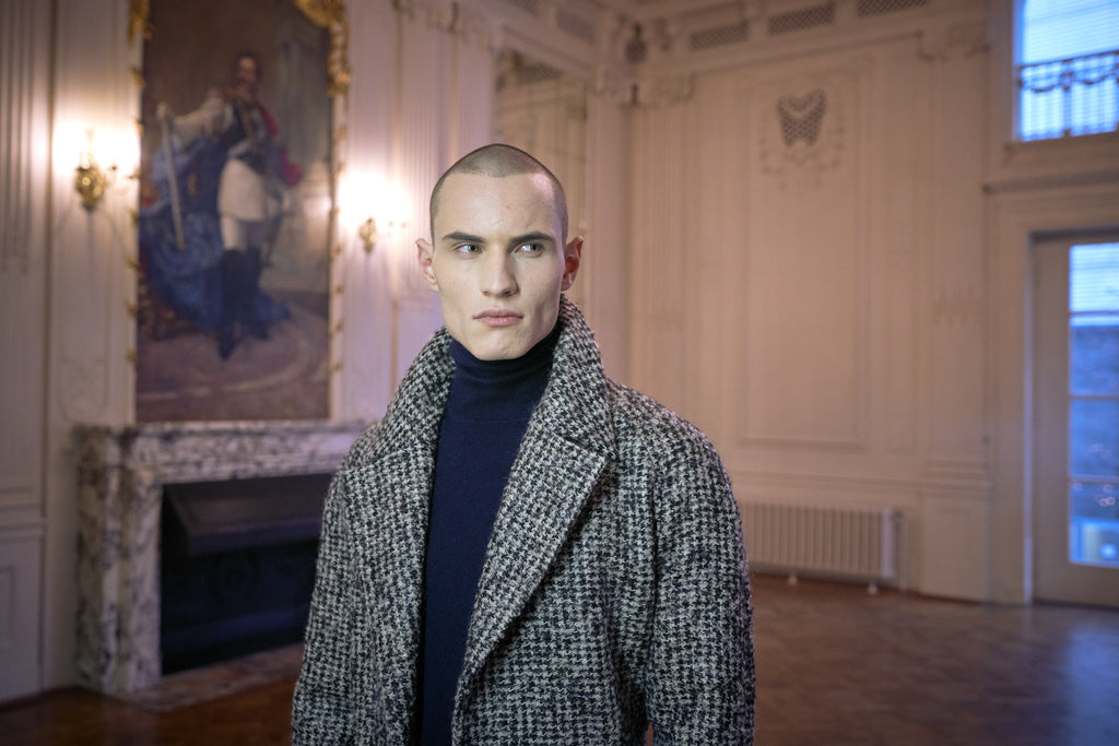 Berlin Coat Houndstooth