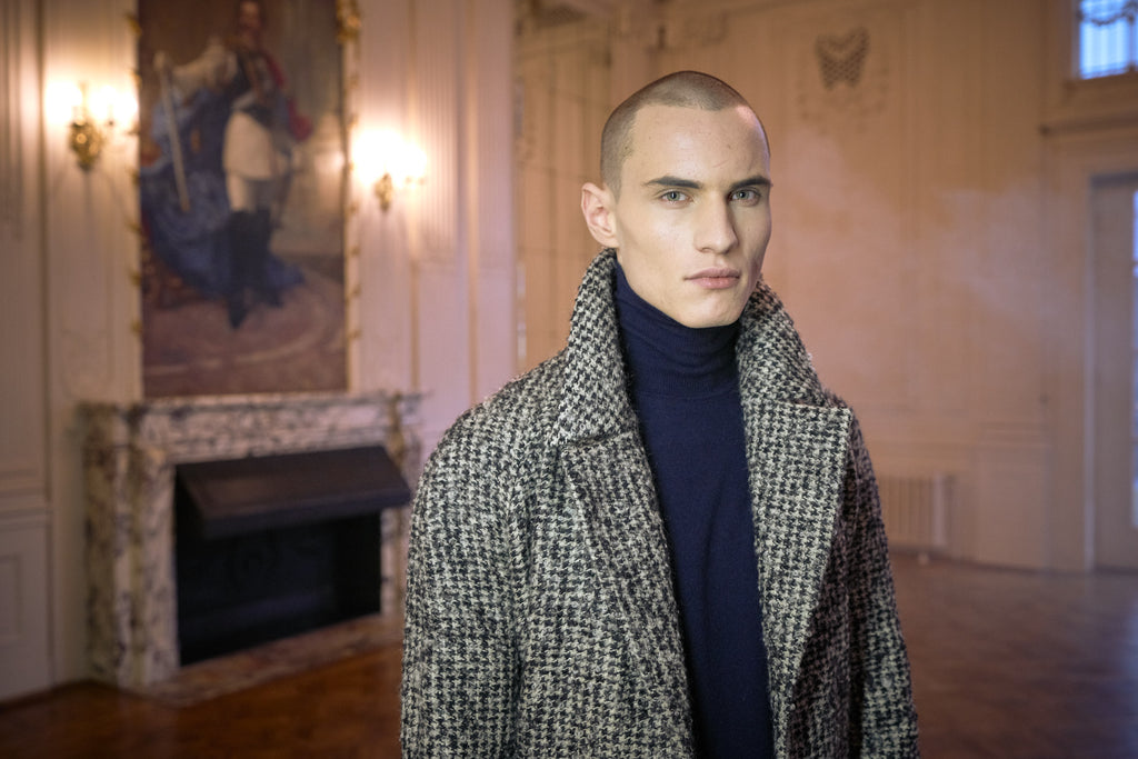 Berlin Coat Houndstooth