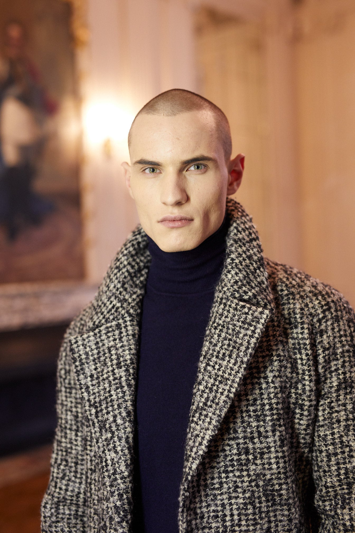 Berlin Coat Houndstooth