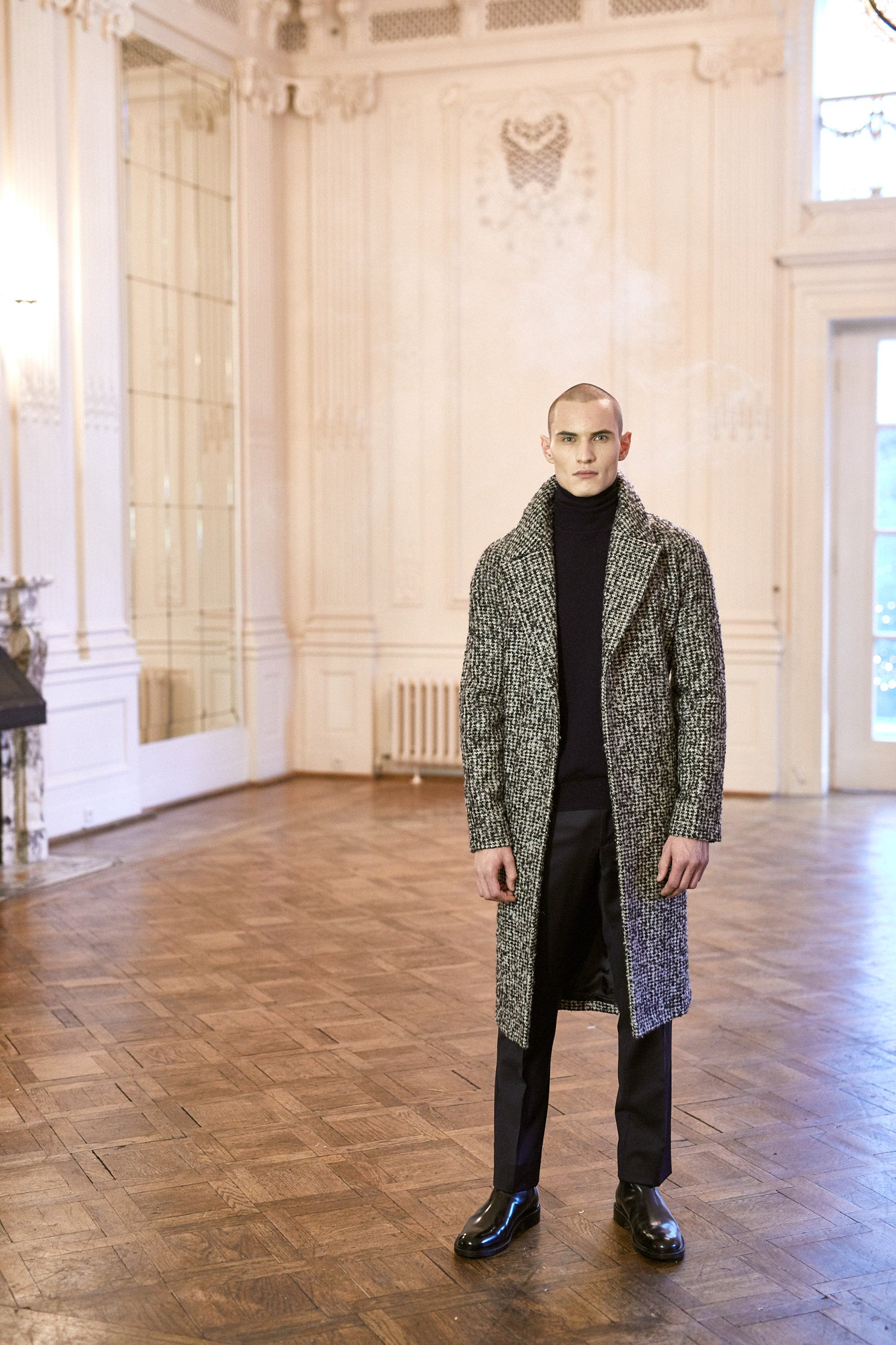 Berlin Coat Houndstooth