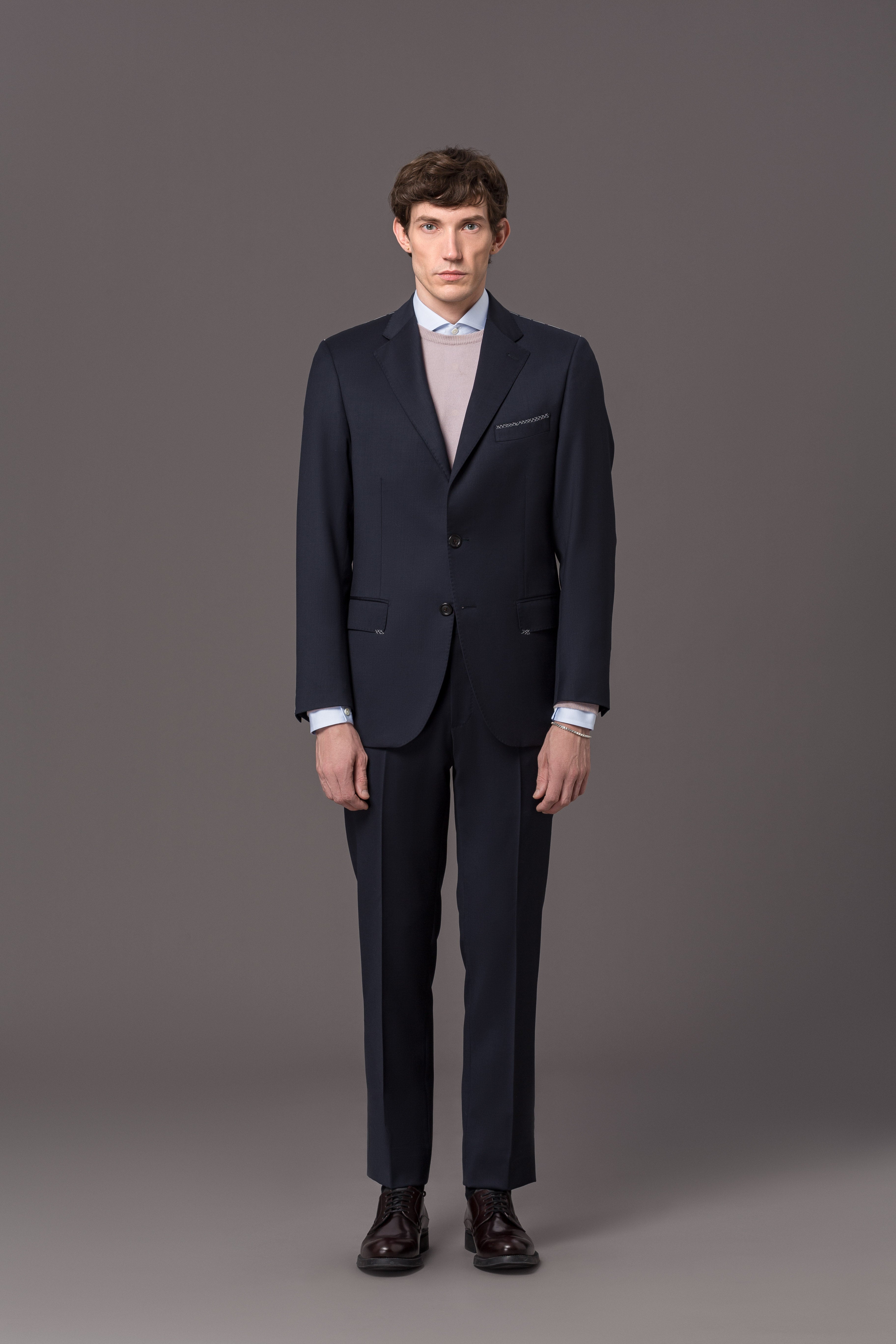 Suit Berlin 1 Wool Navy – Slim Fit