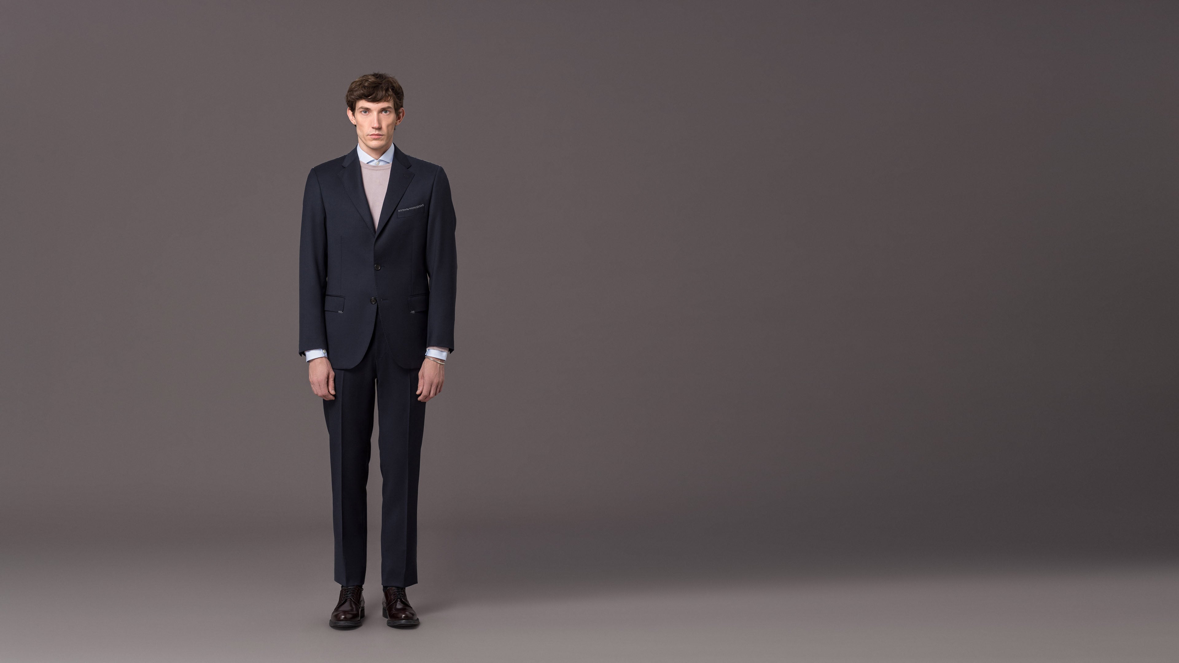 Suit Berlin 1 Wool Navy – Slim Fit