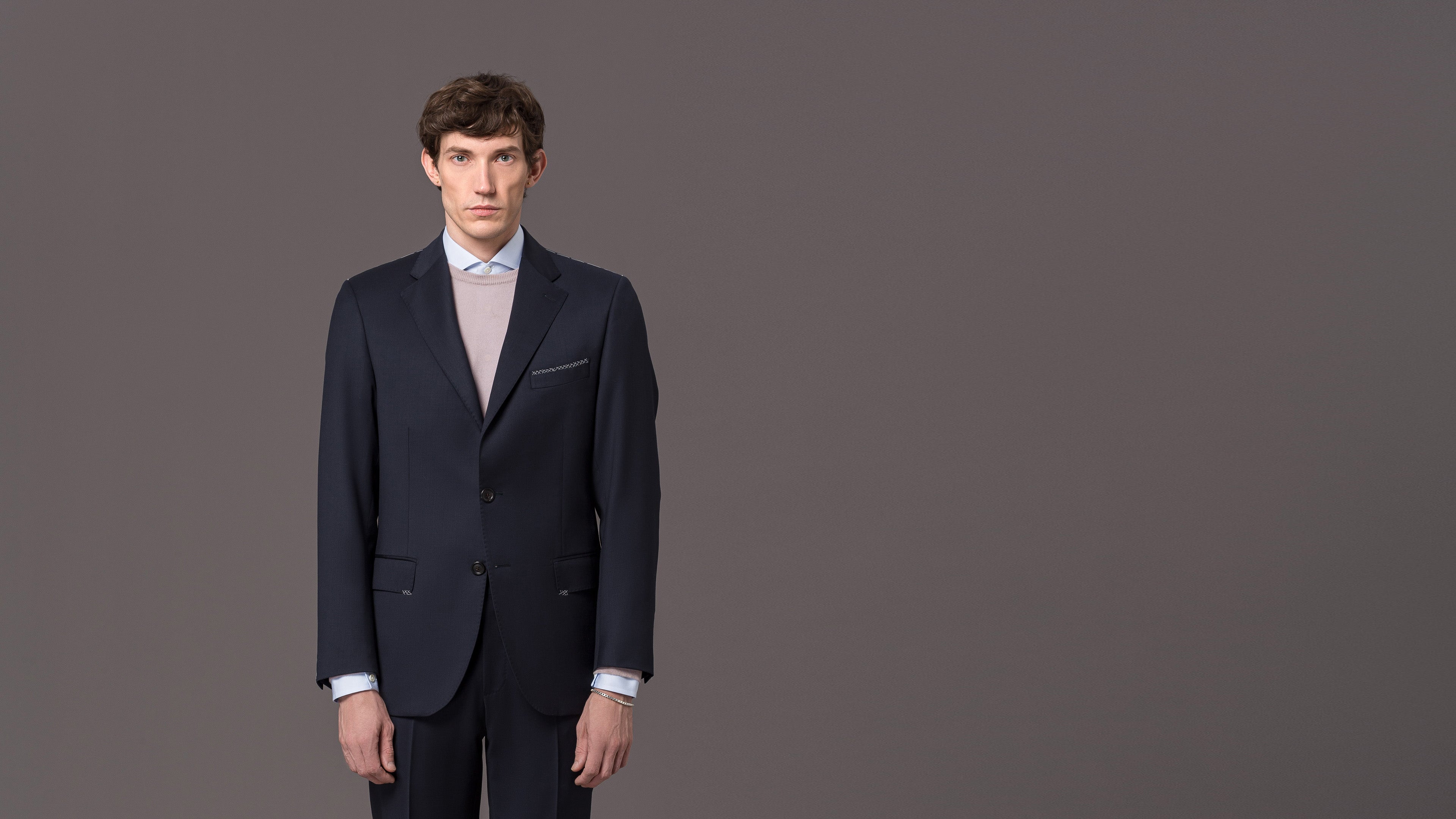 Suit Berlin 1 Wool Navy – Slim Fit