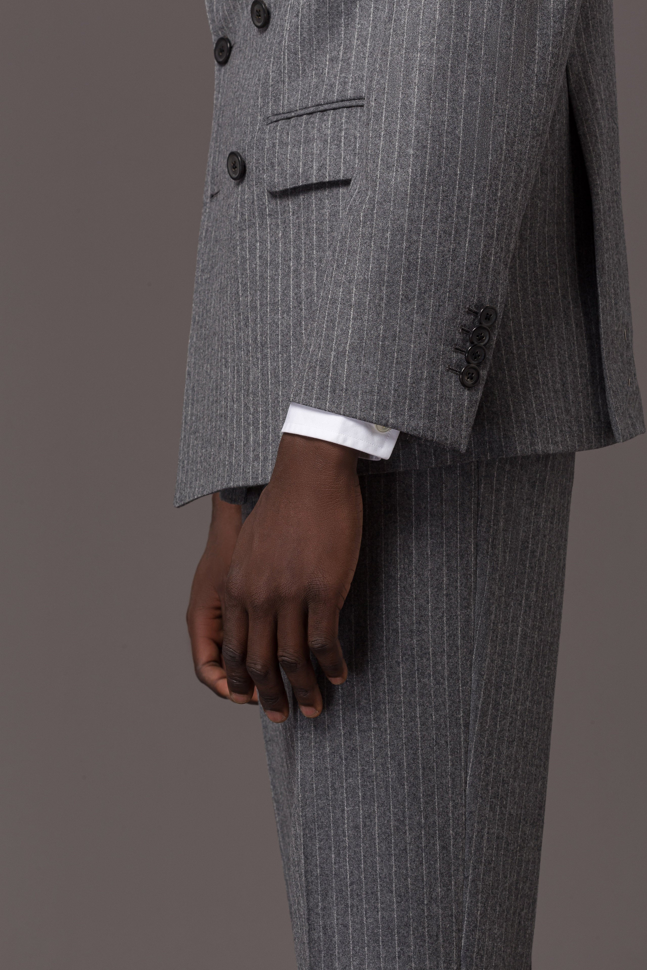 Suit Berlin 9 Wool Chalk Stripe