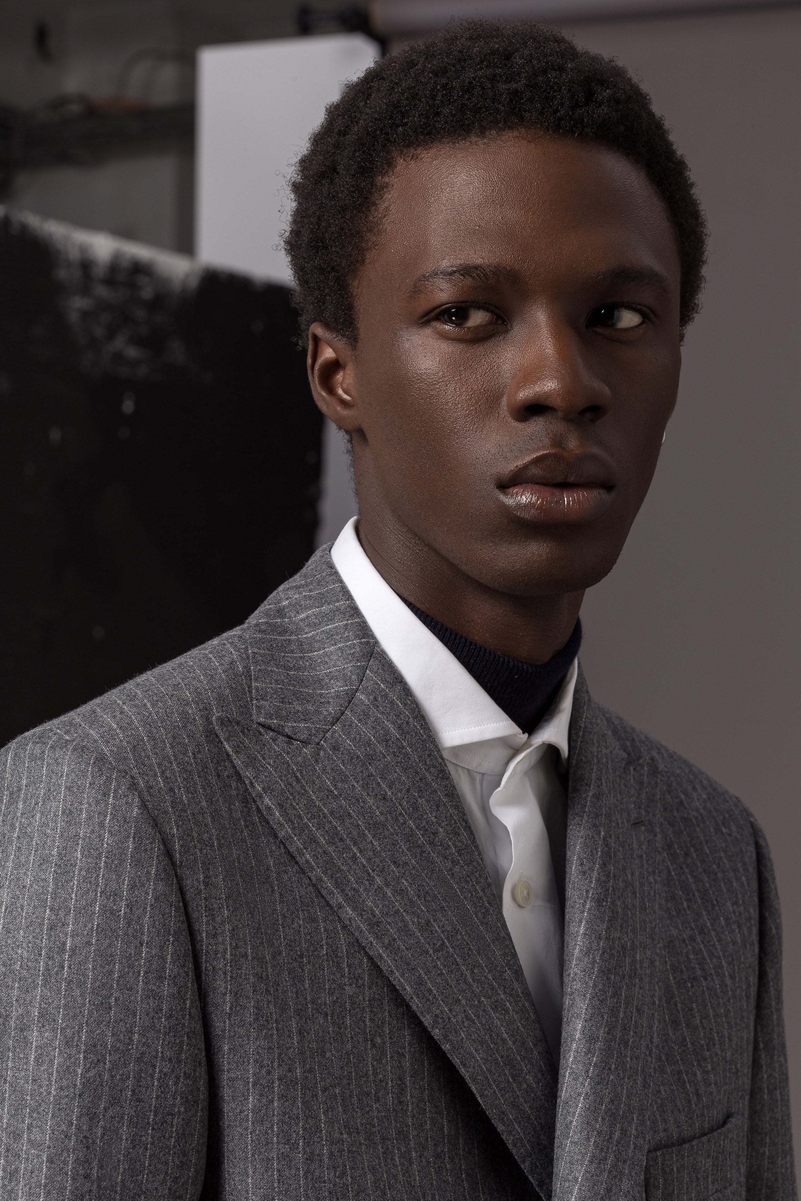 Suit Berlin 9 Wool Chalk Stripe