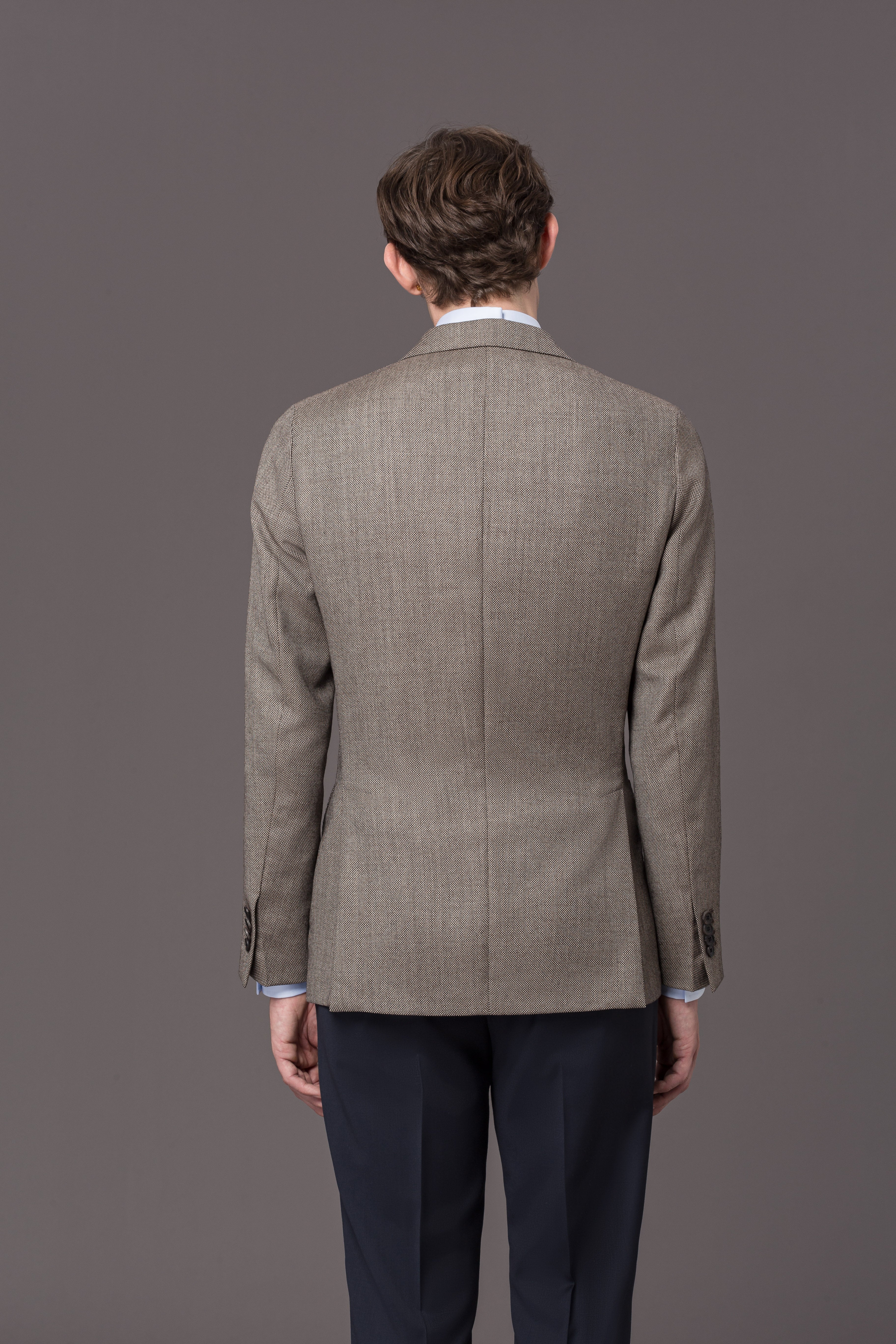 Jacket Berlin 4 Wool Birdseye Fine
