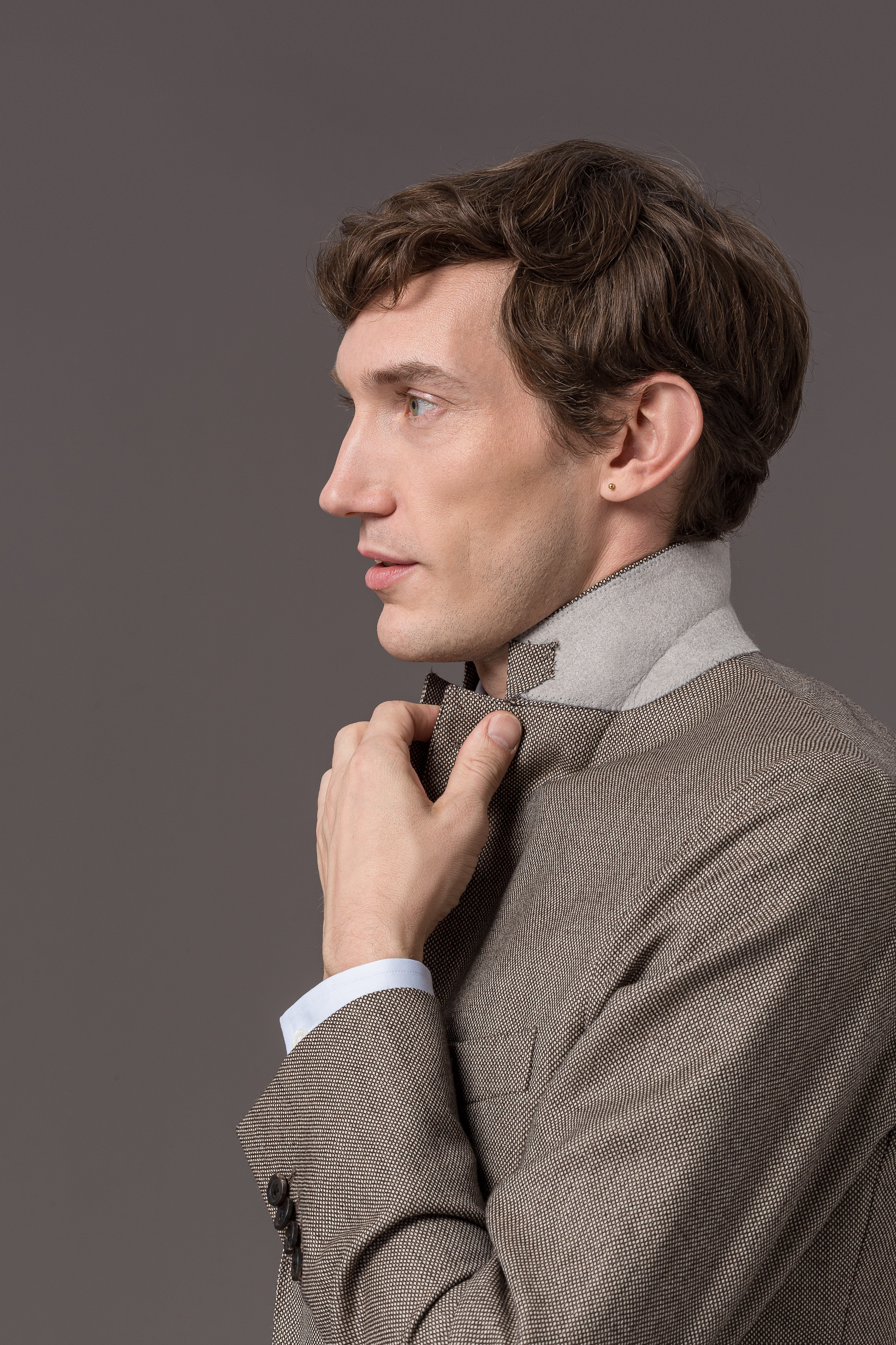 Jacket Berlin 4 Wool Birdseye Fine