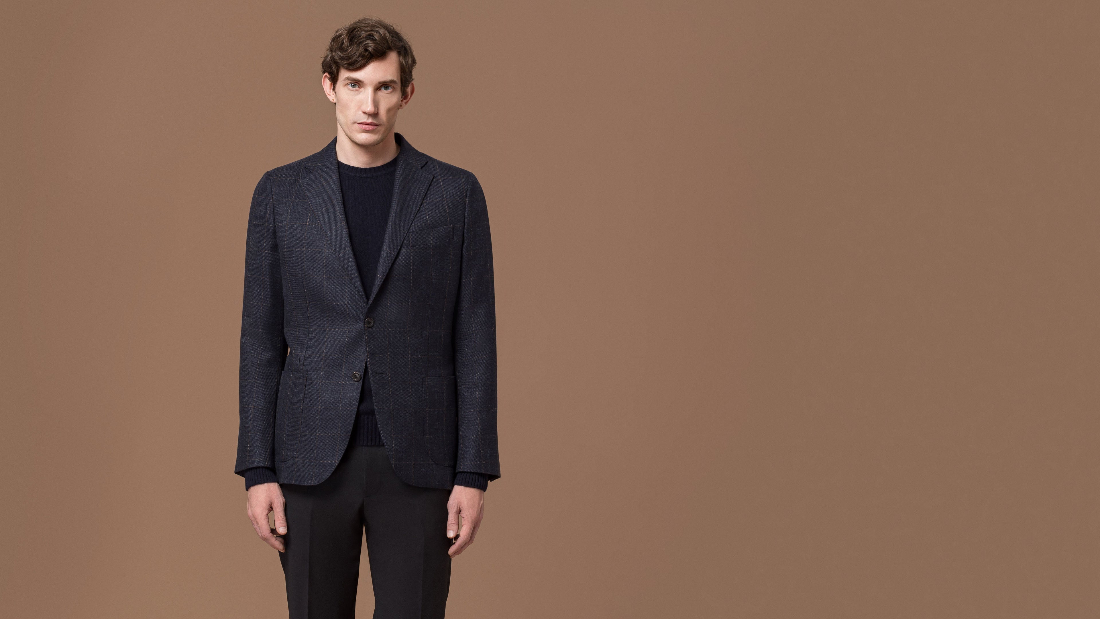 Jacket Berlin 4 Overcheck Dark Blue