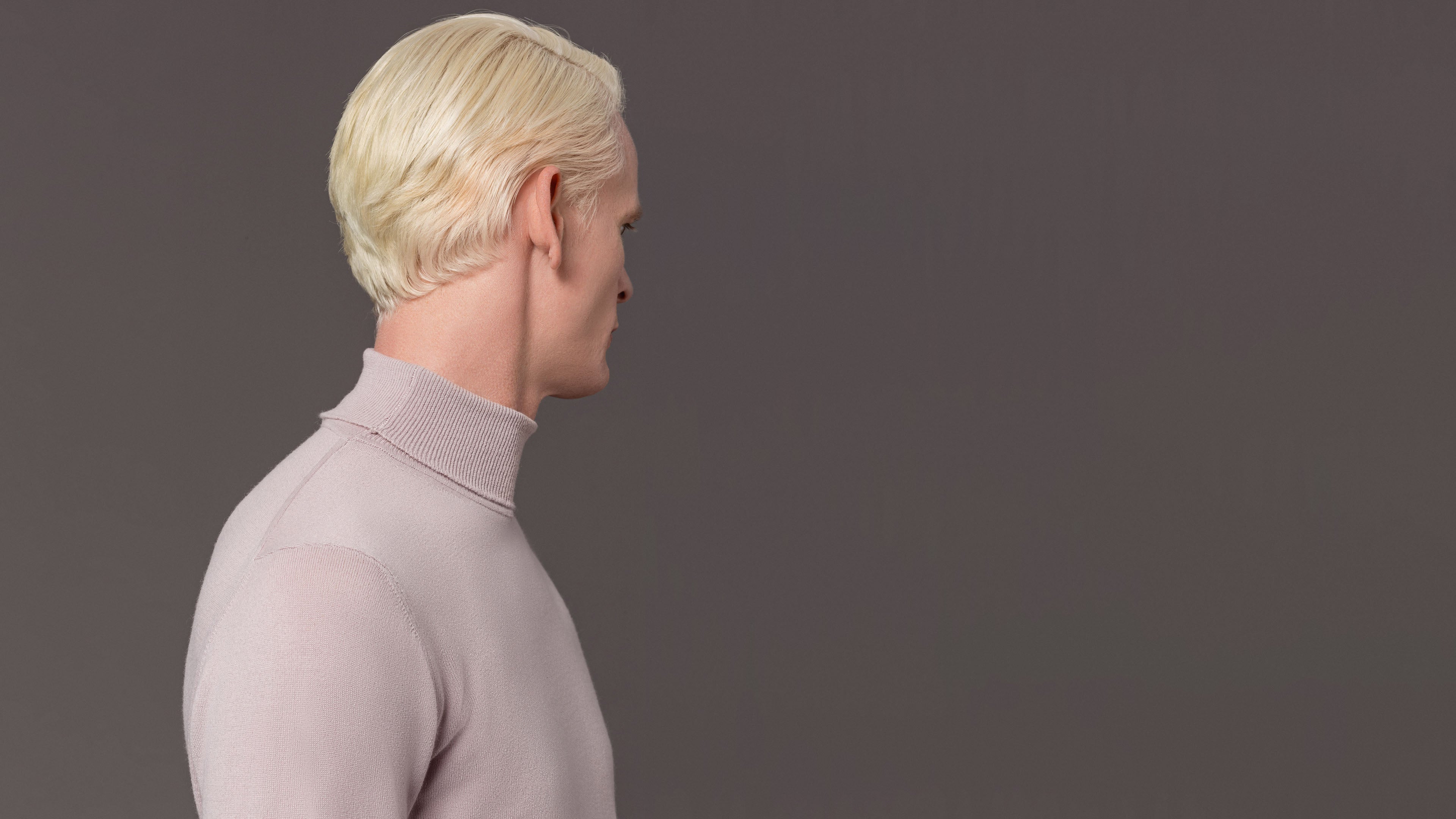 Crewneck Sweater Fine Knit Powder